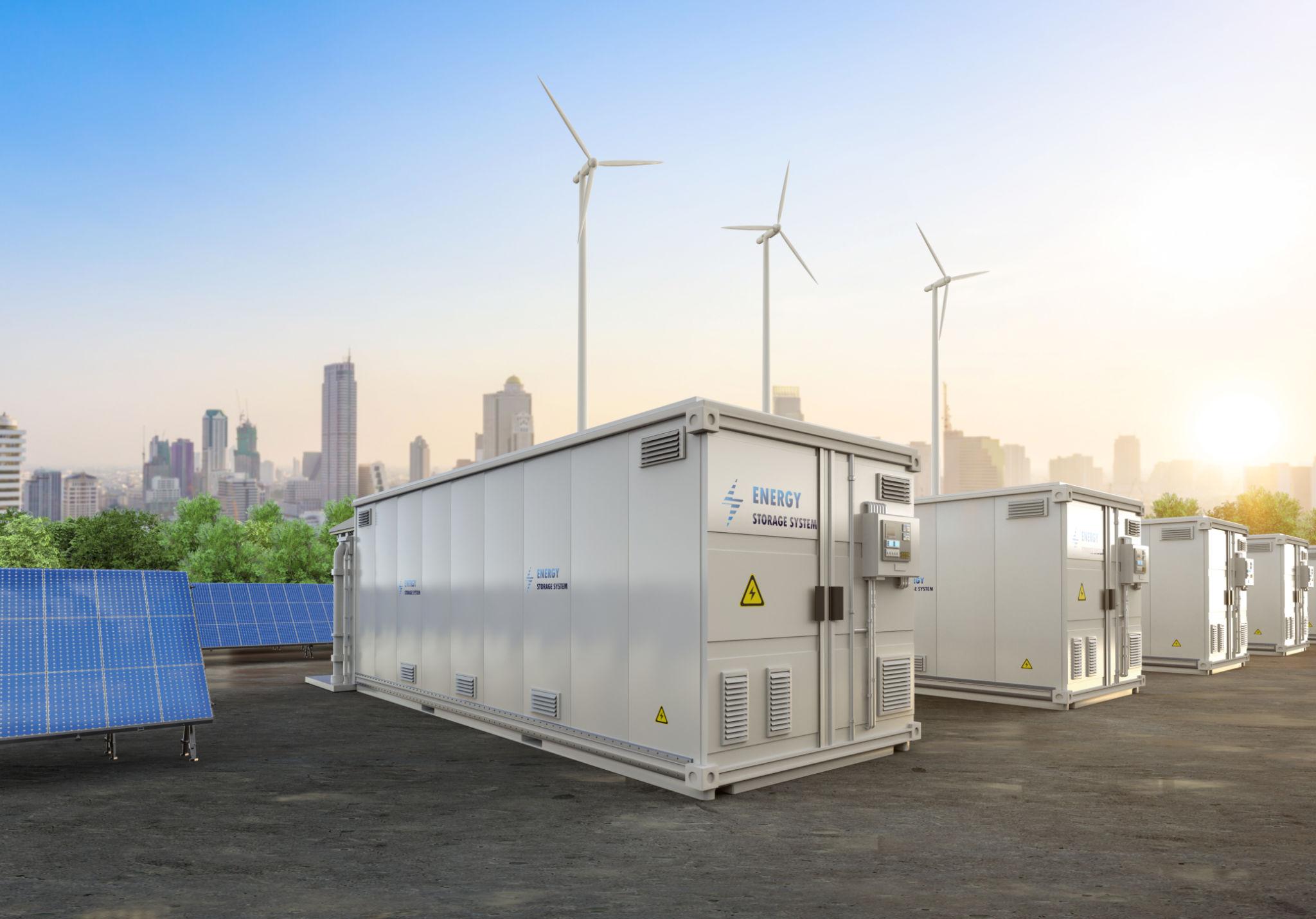 Battery storage integration with power system